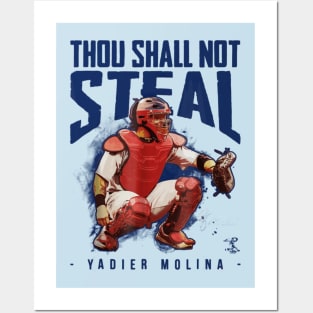 Yadier Molina Thou Shall Not Steal Posters and Art